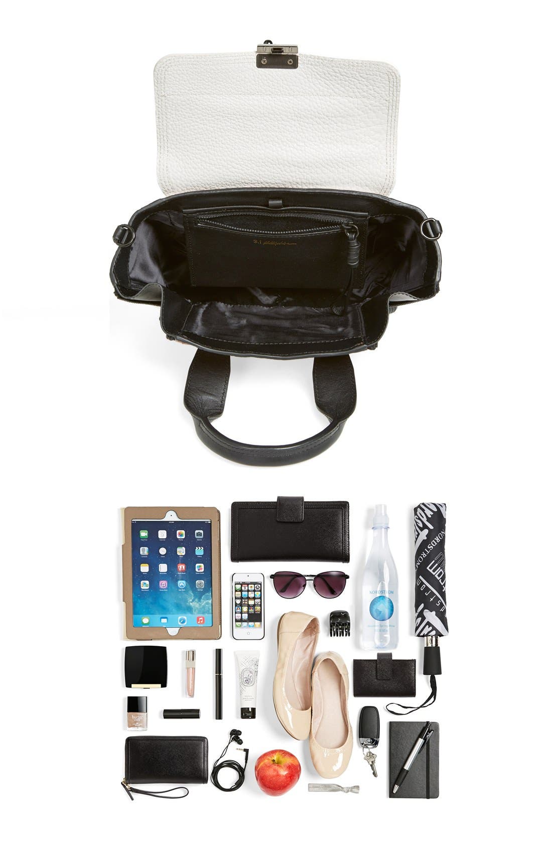 'Large Pashli' Leather Satchel, Alternate, color, COPPER MULTI