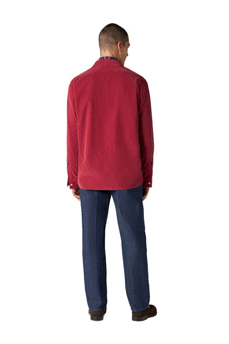 Work Corduroy Shirt, Alternate, color, PINK