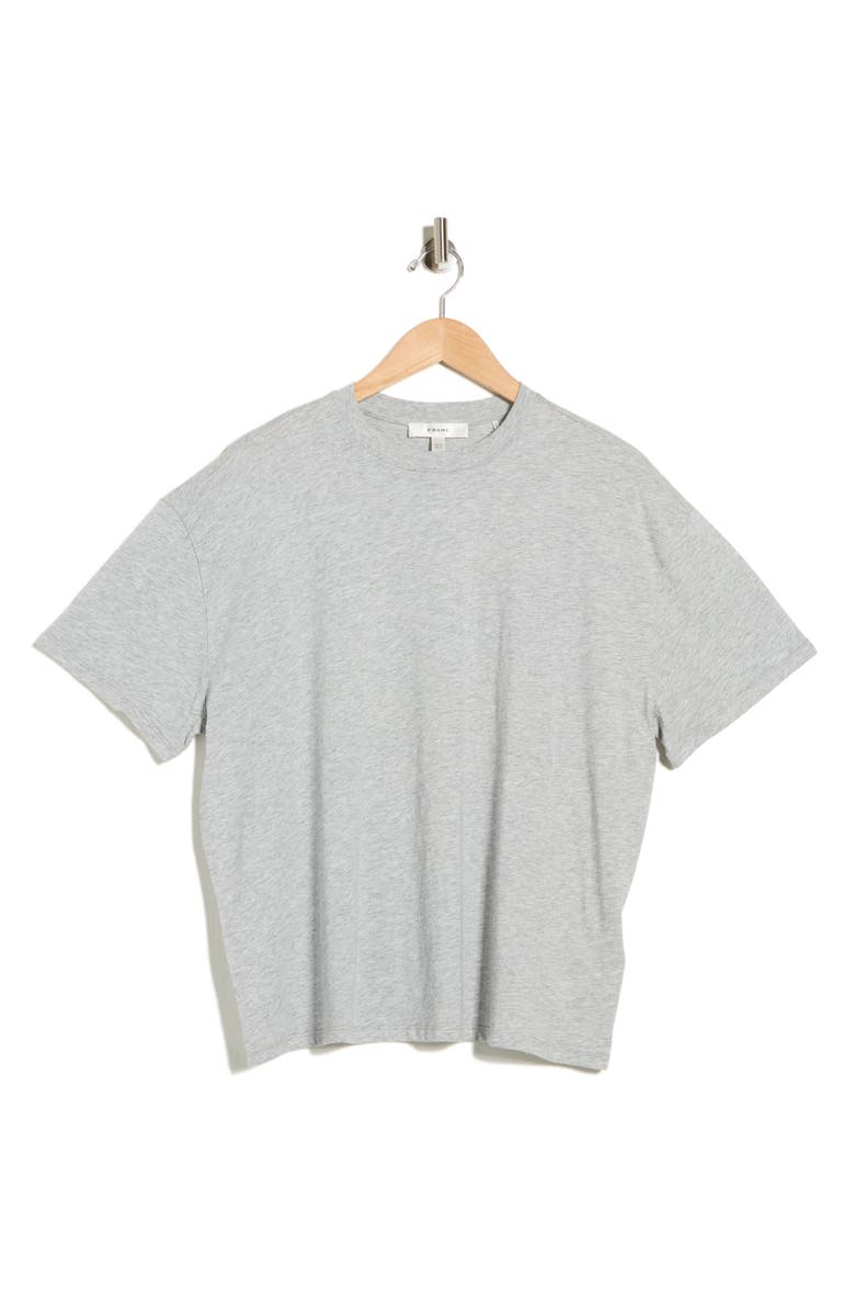 FRAME The Heather Plus One T-Shirt, Main, color, Heather Grey