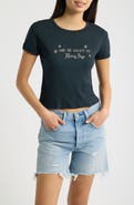 Daydreamer Rising Sign Slim Graphic Ringer Tee