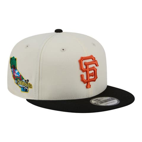 Men's New Era Cream/Black San Francisco Giants Localized 9FIFTY Snapback Hat