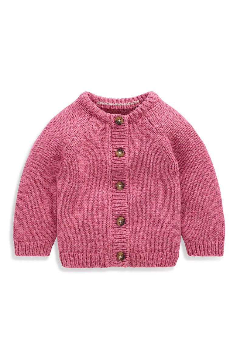 Chunky Cardigan, Main, color, PINK MARL