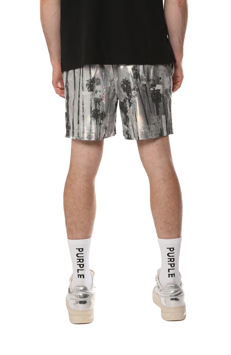 PURPLE BRAND All Around Water Repellent Shorts, Alternate, color, Black