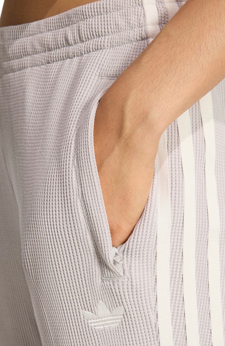 adidas Waffle Knit Flare Pants, Alternate, color, Grey Two