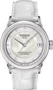 Tissot Women's Powermatic Luxury Diamond Watch, 33mm - 0.042 ctw