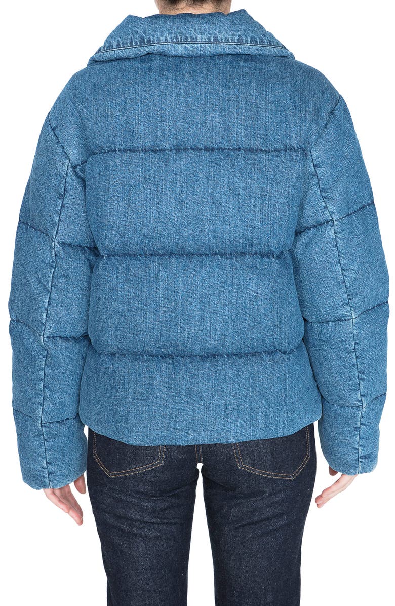 PRPS Denim Down Puffer Jacket, Alternate, color, 