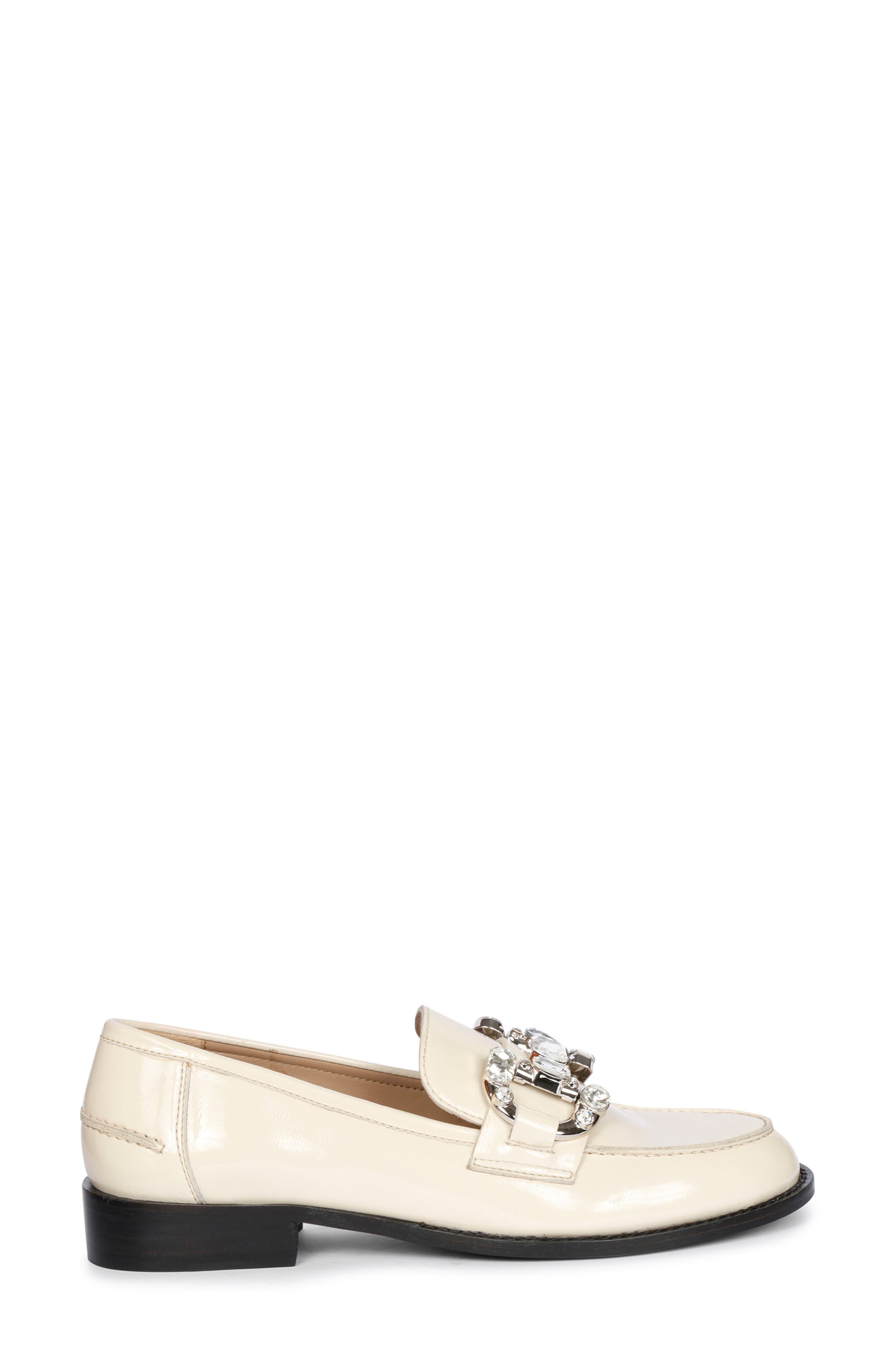 SAINT G Livia Bit Loafer, Alternate, color, Off White