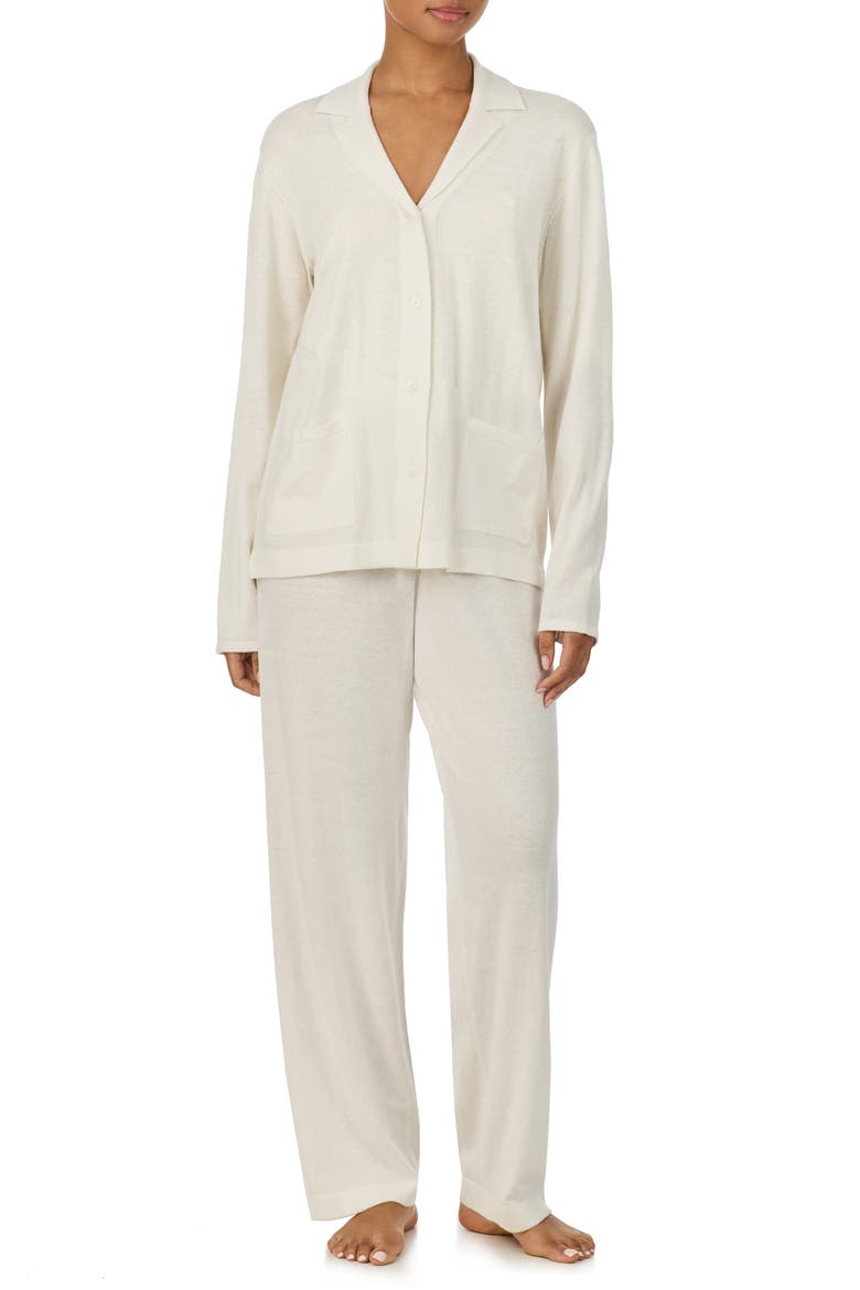 Cotton & Cashmere Pajamas, Main, color, CREAM