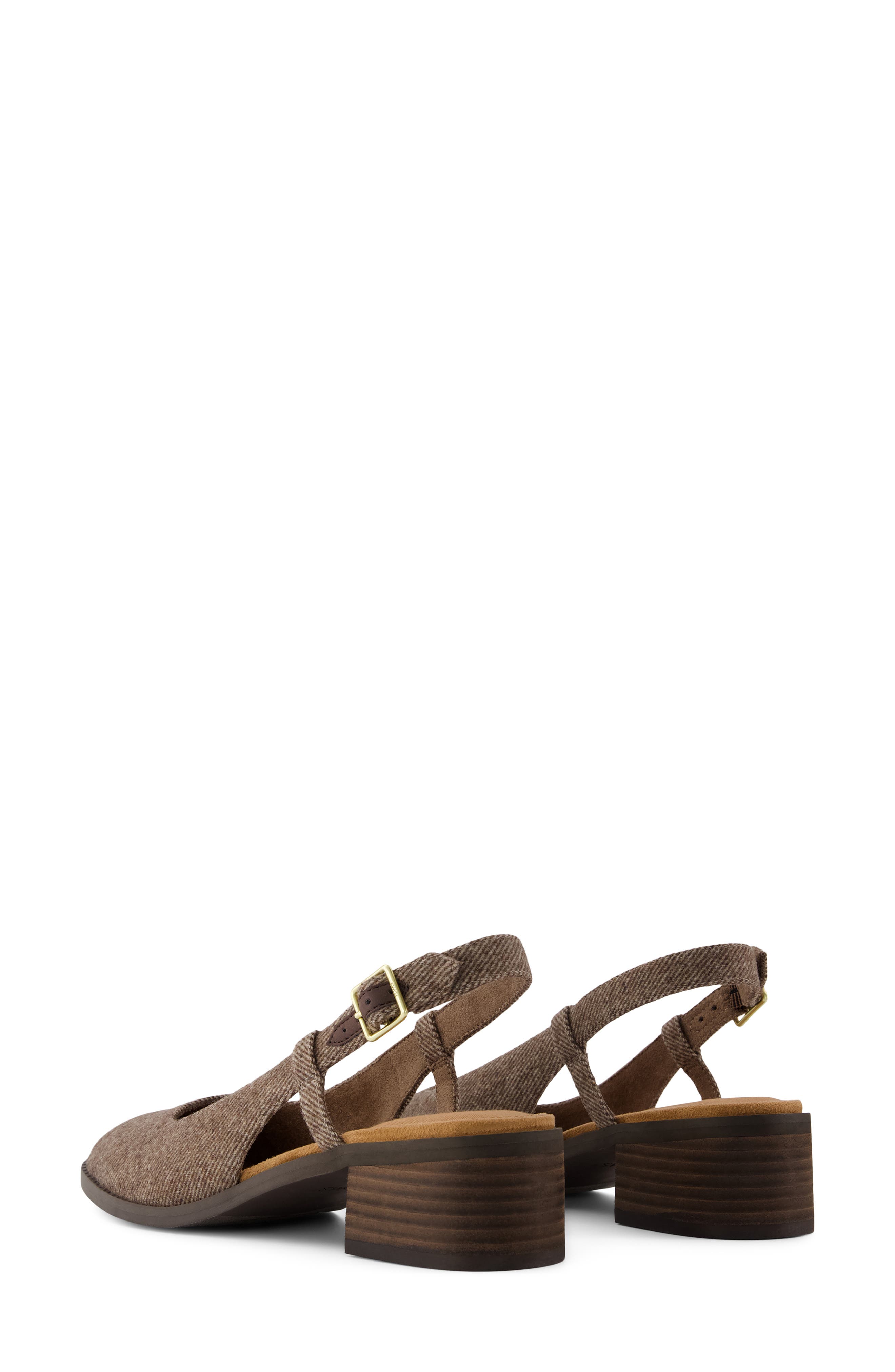 Jaclyn Slingback Sandal, Alternate, color, BROWN