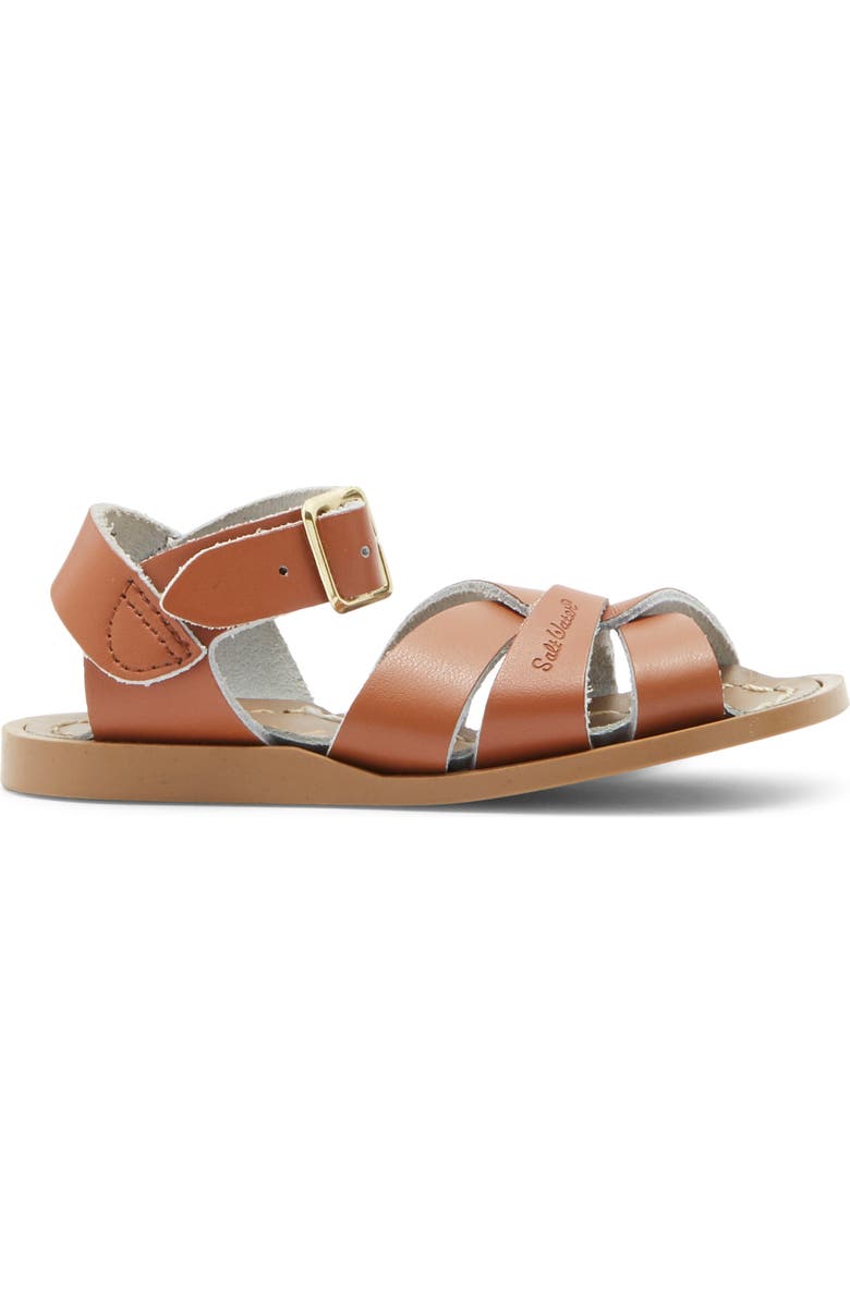 Salt Water Sandals by Hoy Kids' Salt Water Ankle Strap Sandal, Alternate, color, Tan