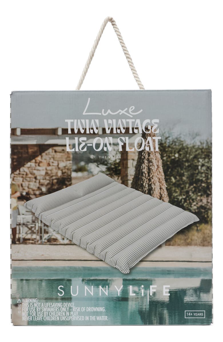 Sunnylife Luxe Twin Lie-On Pool Float, Alternate, color,