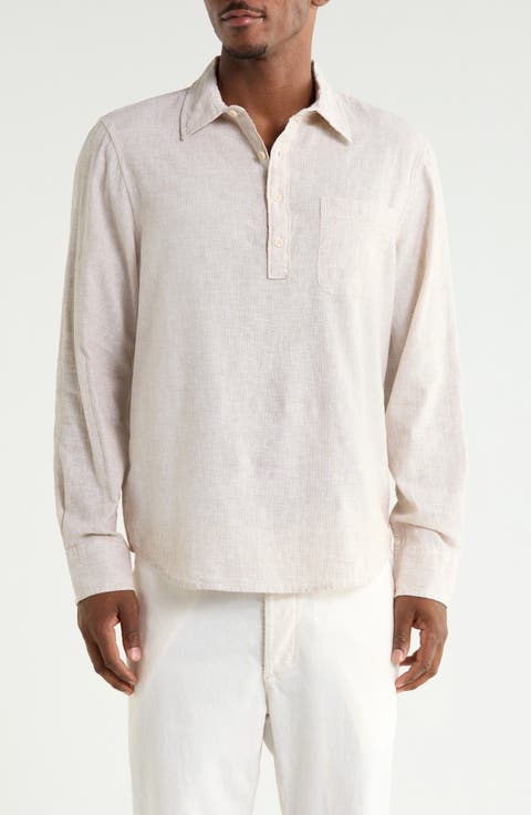 Mariner Linen & Cotton Long Sleeve Shirt