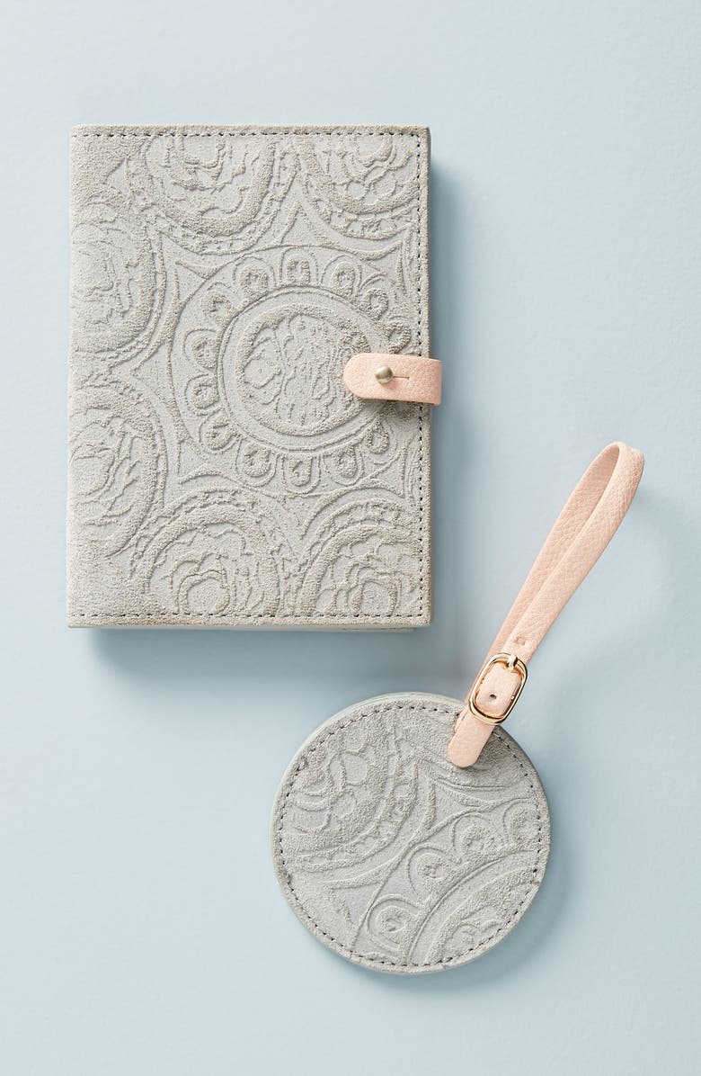 Anthropologie Home Anthropologie Foxglove Luggage Tag, Alternate, color,