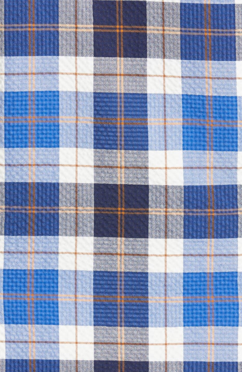 Smythe Duchess Plaid Seersucker Blazer, Alternate, color,