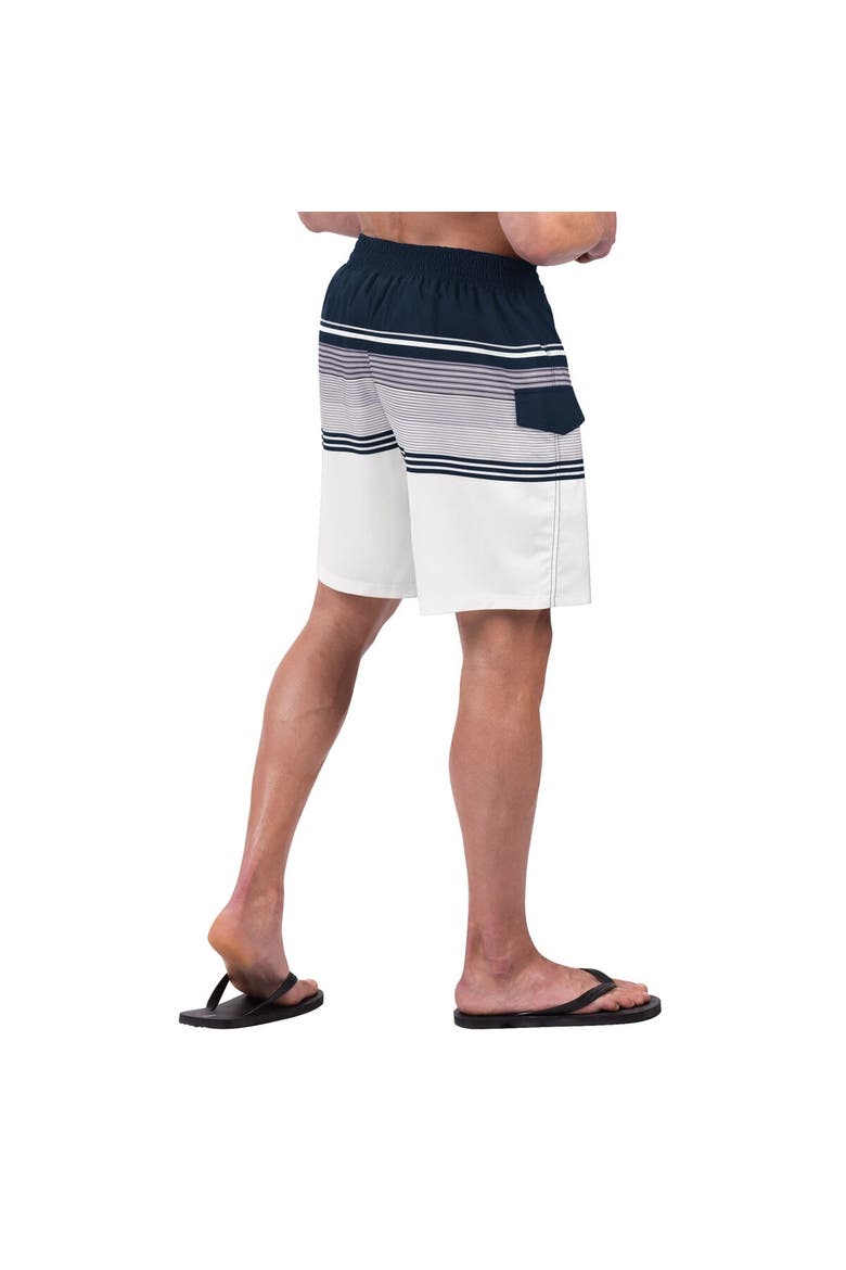 Men's G-III Sports by Carl Banks  Navy New England Patriots Jump Shot Volley Swim Trunks, Alternate, color, Navy