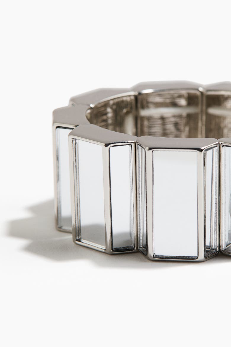 Chunky Bracelet, Alternate, color, Silver-colored