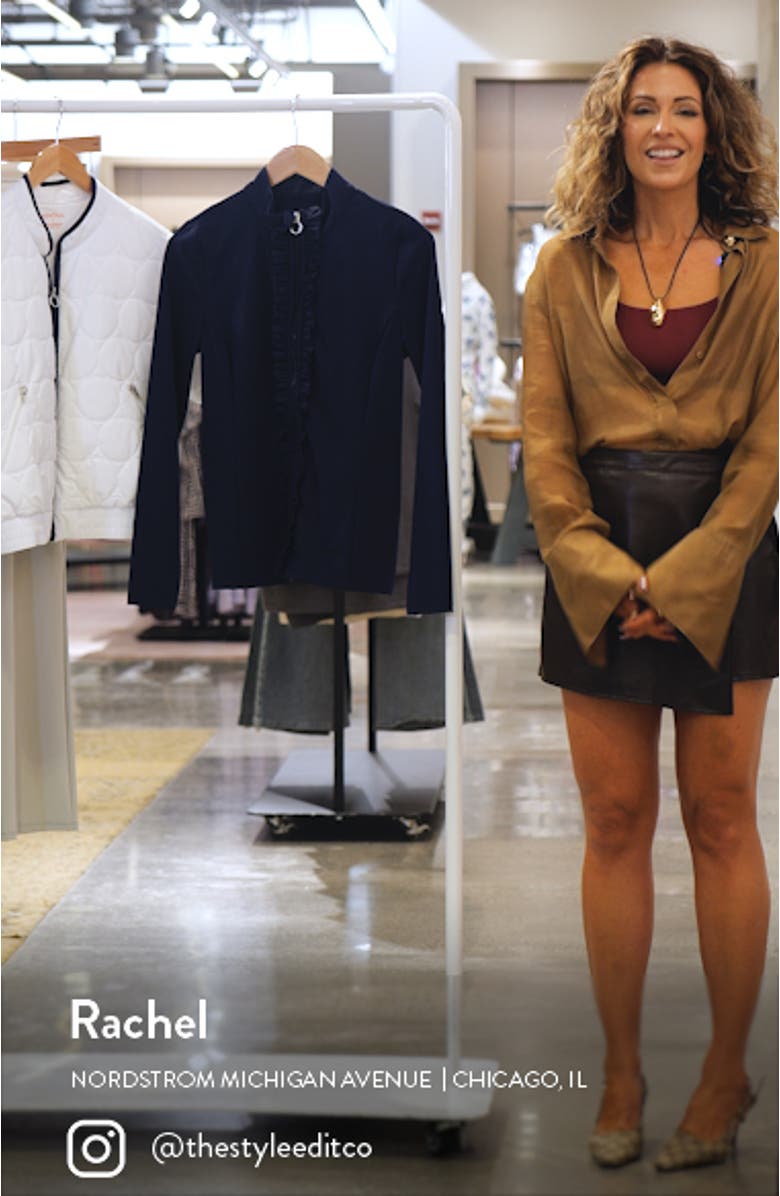 Ruffle in the Rough Long Sleeve Golf Top, sales video thumbnail