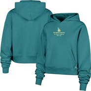 '47 Women's '47 Teal Los Angeles Dodgers Contemporary Basics Anderson Foundation Hoodie