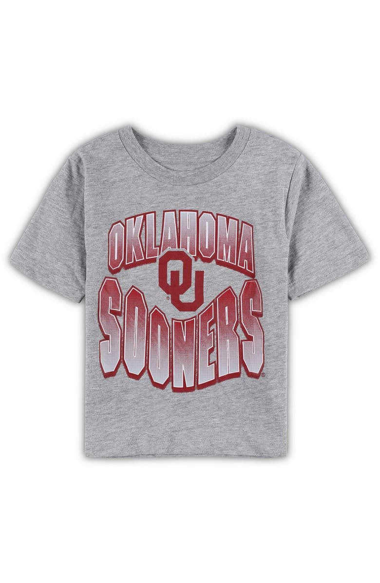 Outerstuff Preschool Crimson/Heather Gray Oklahoma Sooners Game Day T-Shirt Combo Pack, Alternate, color, 