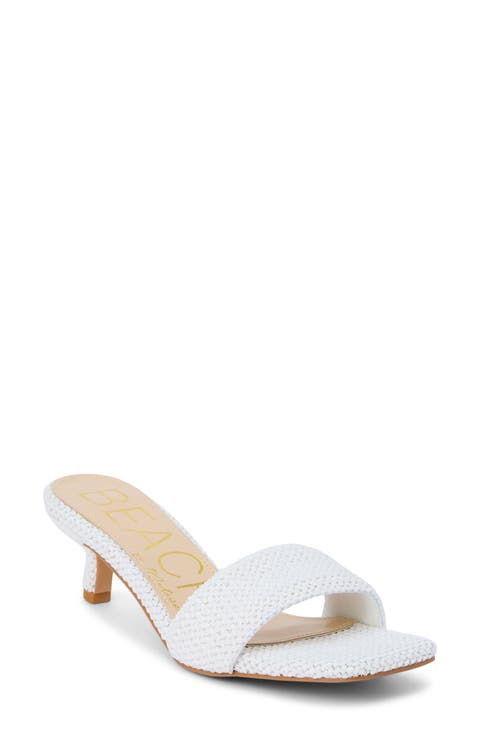 Capricorn Kitten Heel Slide Sandal (Women)