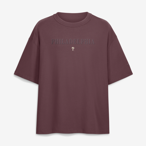 Men's Fanatics  Maroon Philadelphia Phillies Elements T-Shirt