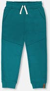 Deux par Deux French Terry Sweatpants with Cross Seams