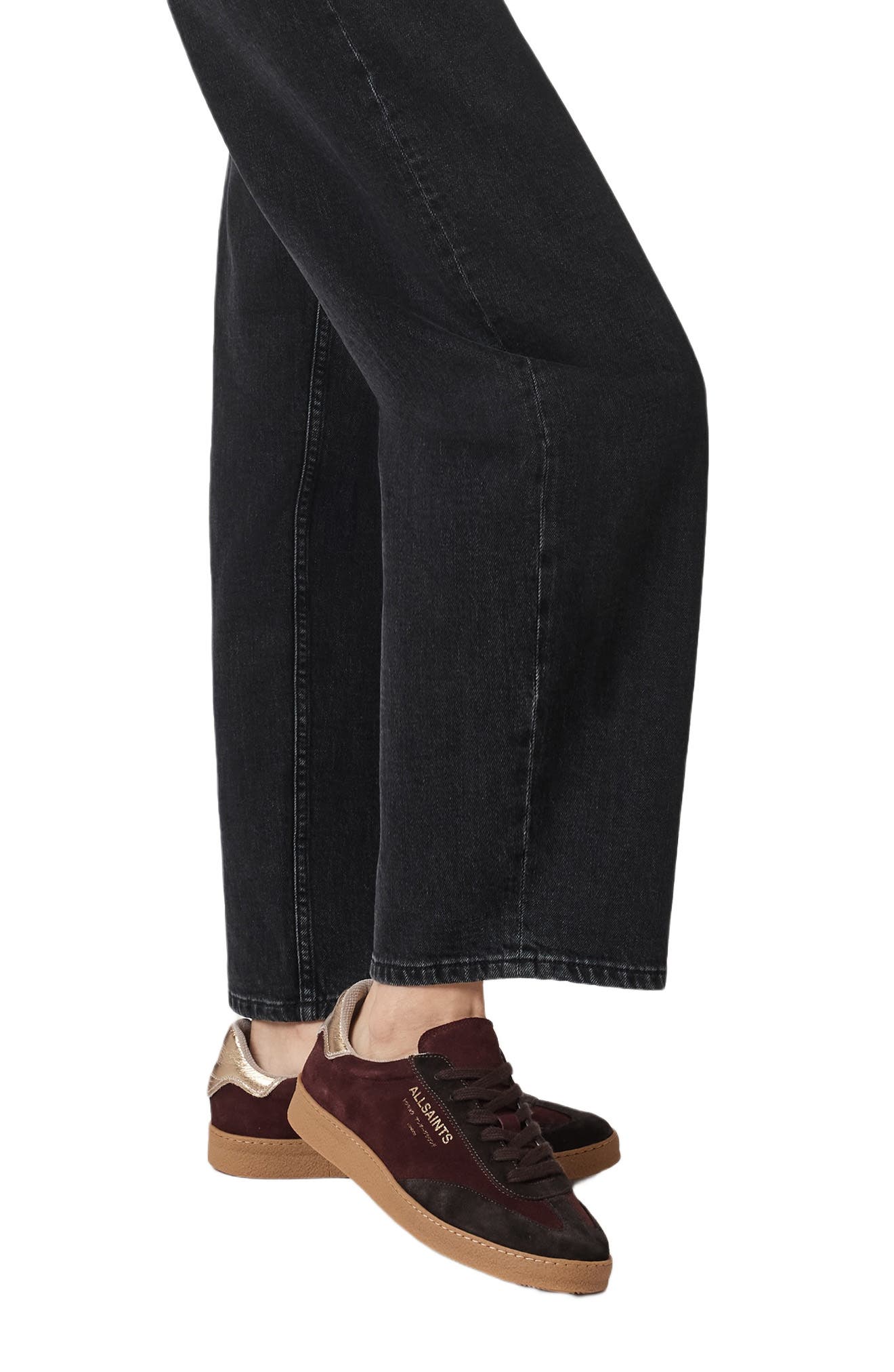 Thelma Metallic Sneaker, Alternate, color, TITAN RED/ BROWN