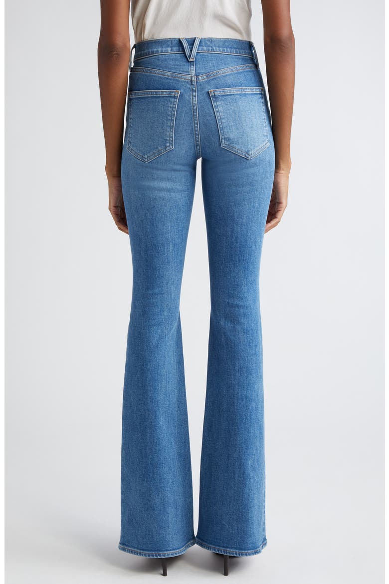 Beverly High Waist Skinny Flare Jeans, Alternate, color, SEDONA RIVER