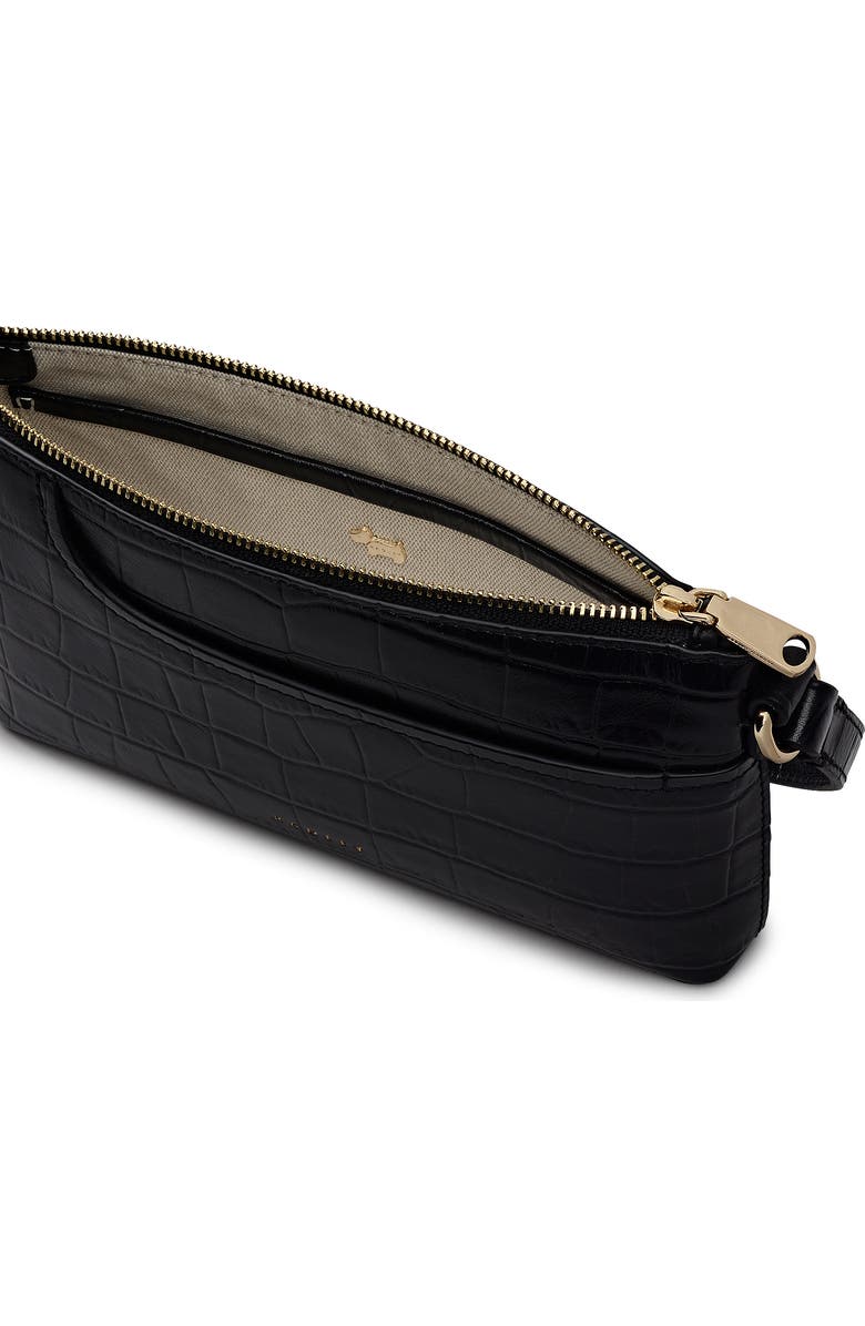 Radley Pockets - Faux Croc Mini Ziptop Shoulder Bag, Alternate, color,