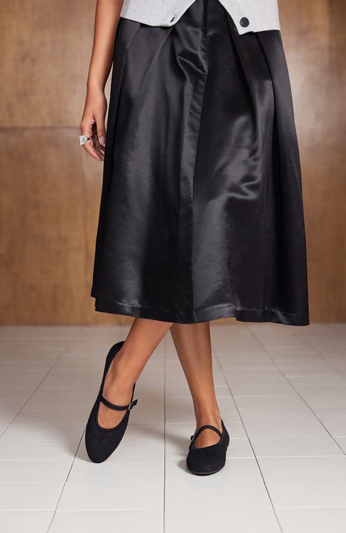 Vivaia Almond-toe Mary-jane Adaptall In Black