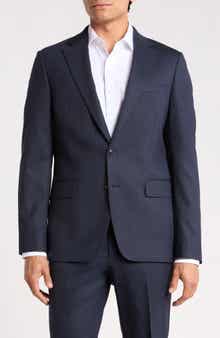 Wool Blend Suit Jacket