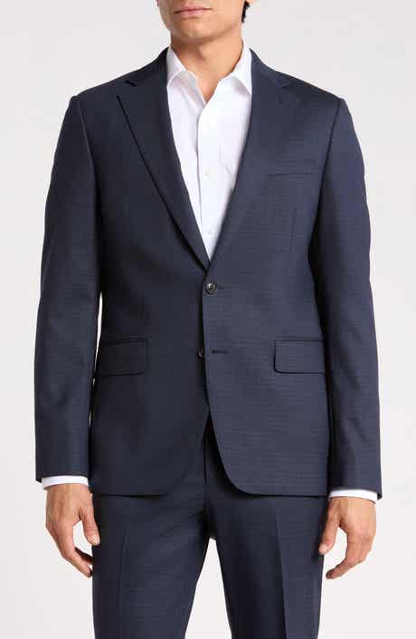 Wool Blend Suit Jacket