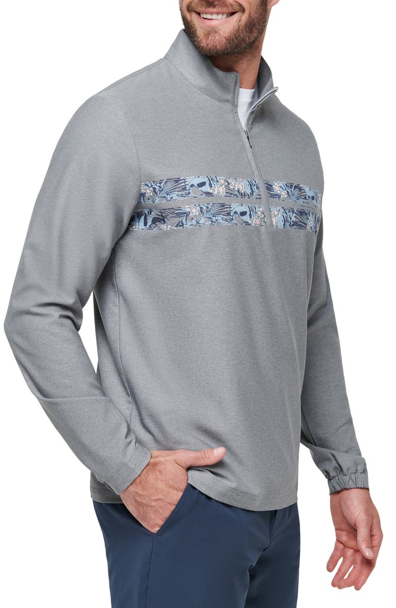 TravisMathew Move Mounatins Half Zip Pullover, Alternate, color, 