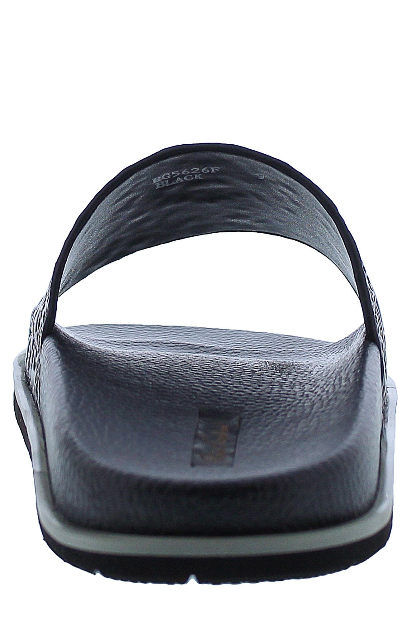 Robert Graham Understory Leather Slide Sandal, Alternate, color, 