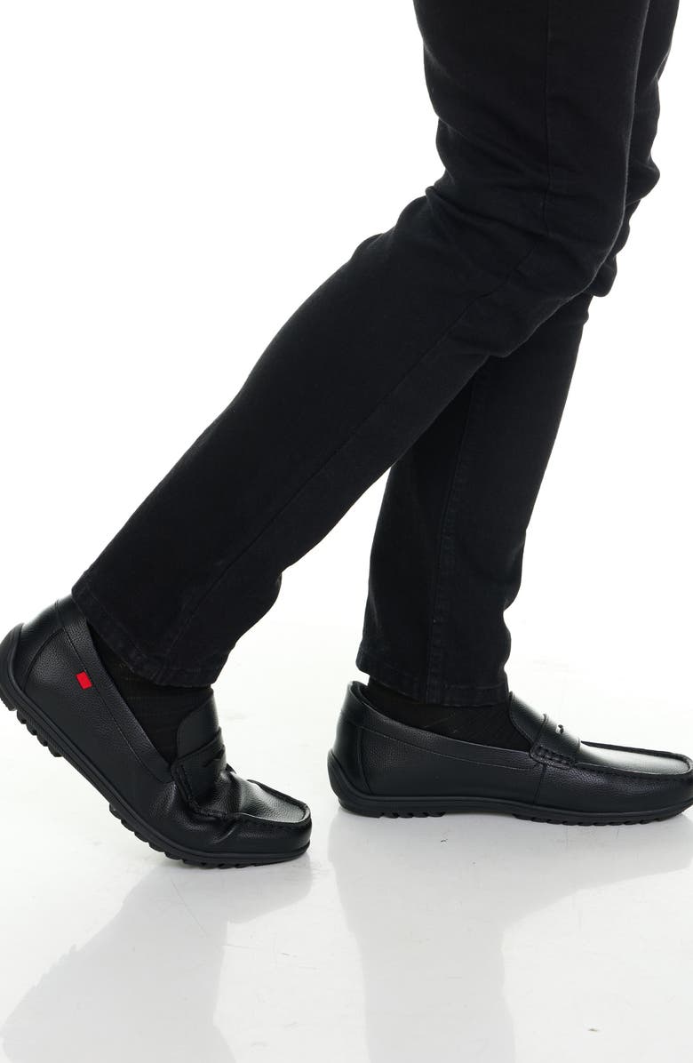 Marc Joseph New York John Street Penny Loafer, Alternate, color, Black Grainy Leather