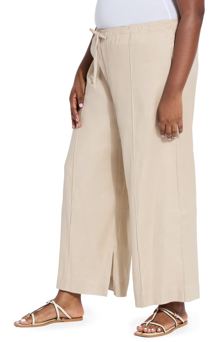 Lysse Nixie Linen Blend Wide Leg Pants, Alternate, color, Linen