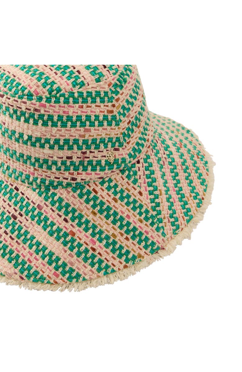 Helen Kaminski Cintia Bouclé Stripe Bucket Hat, Alternate, color, 