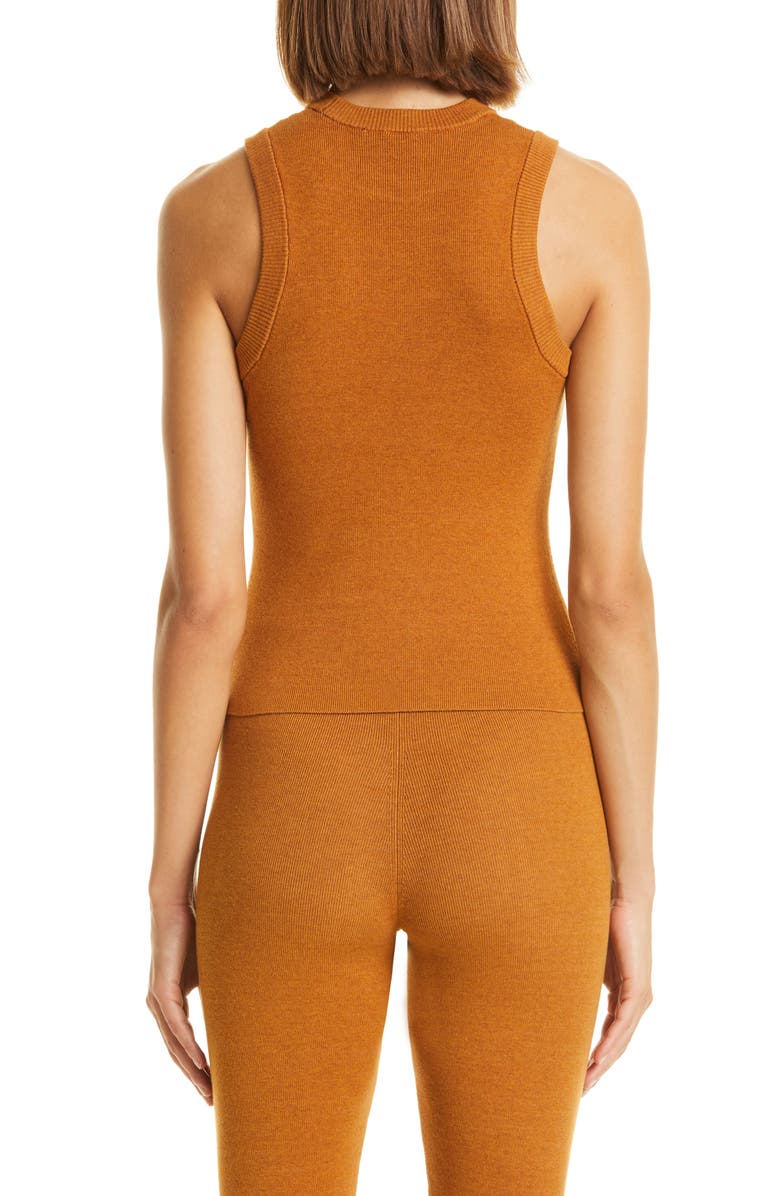 Toccin Cotton & Wool Sweater Tank, Alternate, color, Ginger