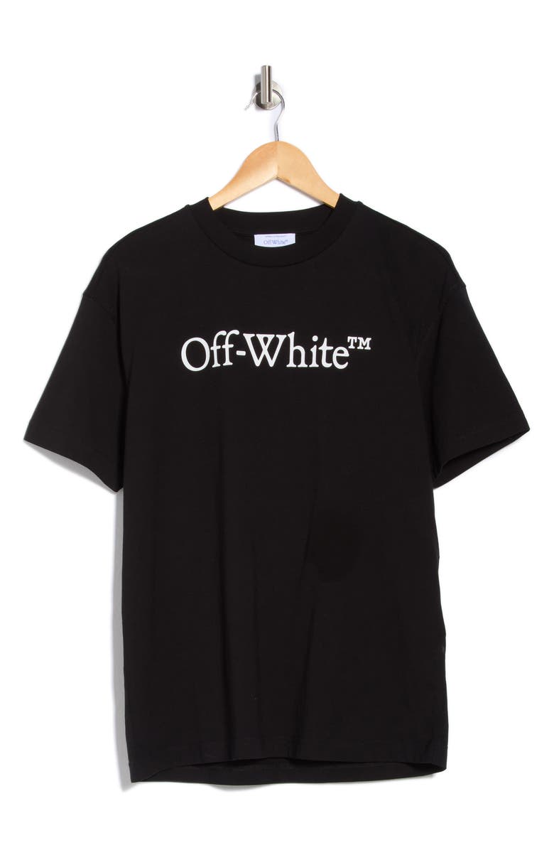 Off-White Big Logo Bookish Casual T-Shirt, Alternate, color, 