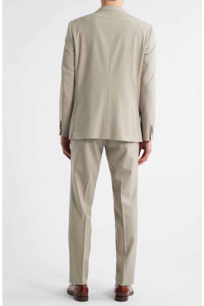 Esprit Solid Stretch Suit, Alternate, color, TAN