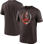 Nike Men's Nike Brown Cleveland Browns Icon Legend Performance T-Shirt