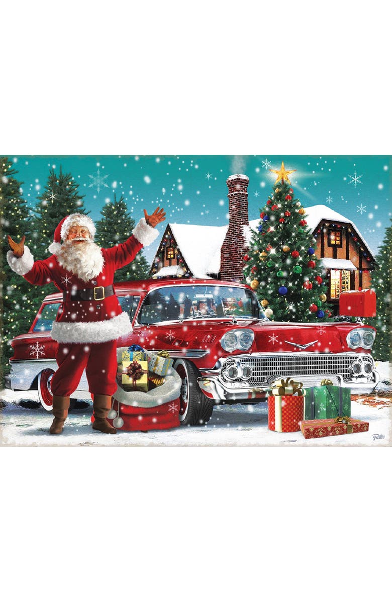 Sunsout Santa's New Ride 1000 piece Jigsaw Puzzle for Adults, Alternate, color, Multicolor