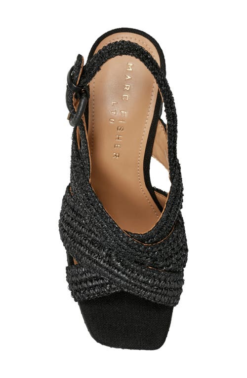 Marc Fisher Ltd Caddy Platform Sandal In Black