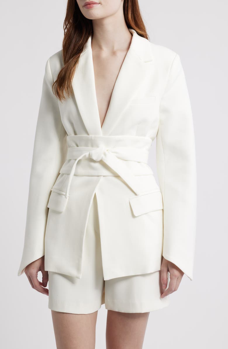 Odd Muse The Ultimate Muse Belted Blazer, Main, color, White