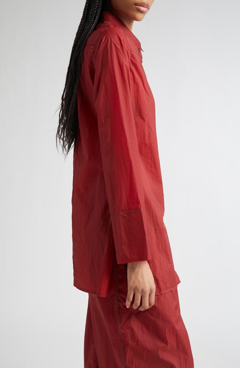 renaissance renaissance Jill Taffeta Button-Up Shirt, Alternate, color,