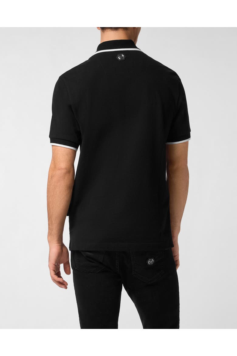 Polo Shirt Ss Teddy Men, Alternate, color, black