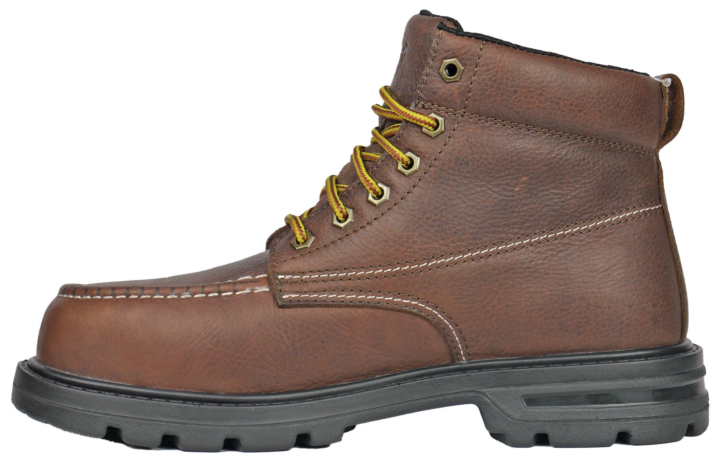 DieHard Tundra Moc Toe Composite Toe Waterproof Work Shoe, Alternate, color, Brown