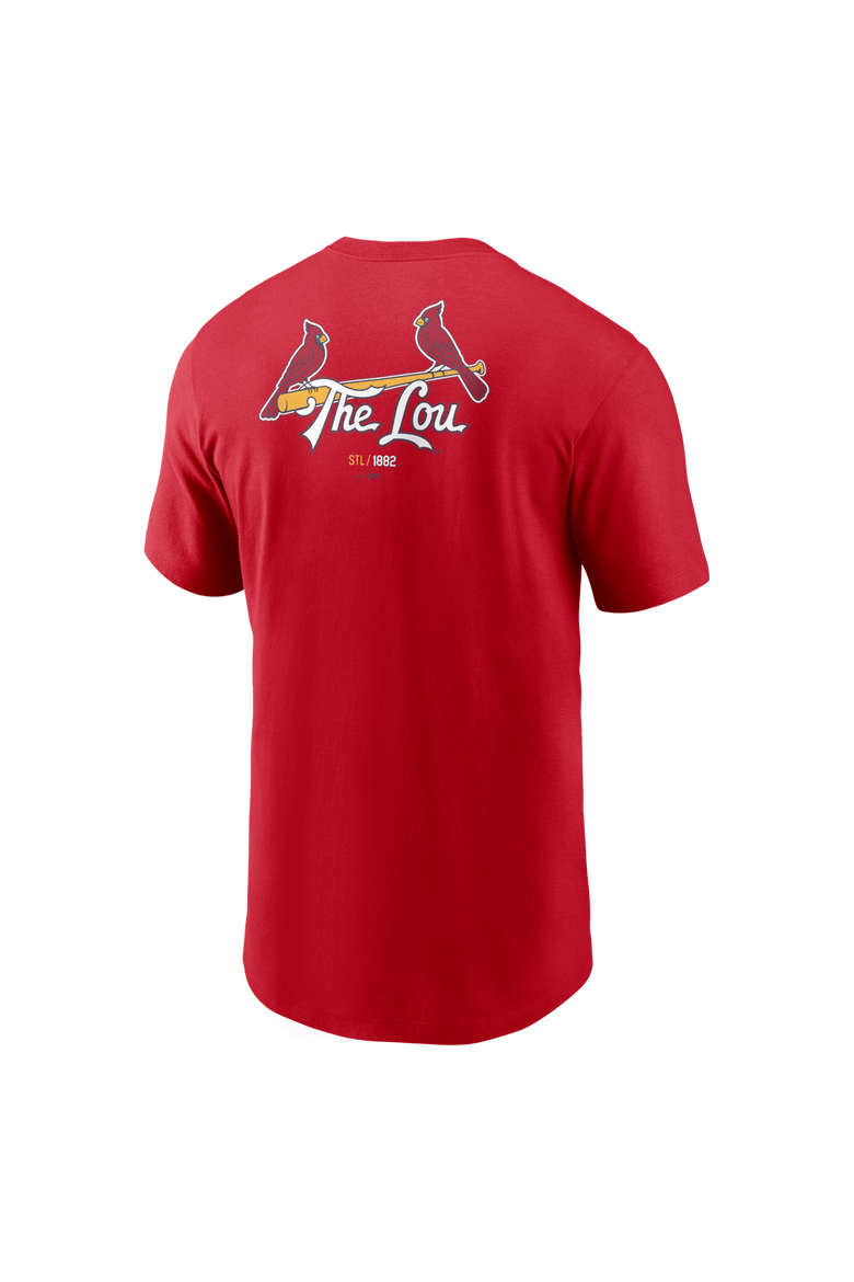 Men's Nike Red St. Louis Cardinals City Connect 2-Hit T-Shirt, Alternate, color, Red