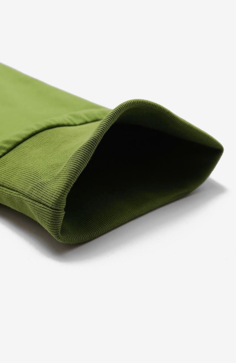 STUDENTS Captain Colorblock Long Sleeve Cotton Polo Shirt, Alternate, color, Moss