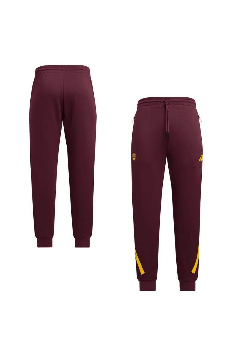 adidas Maroon Arizona State Sun Devils Z.N.E. Pants, Alternate, color, Maroon